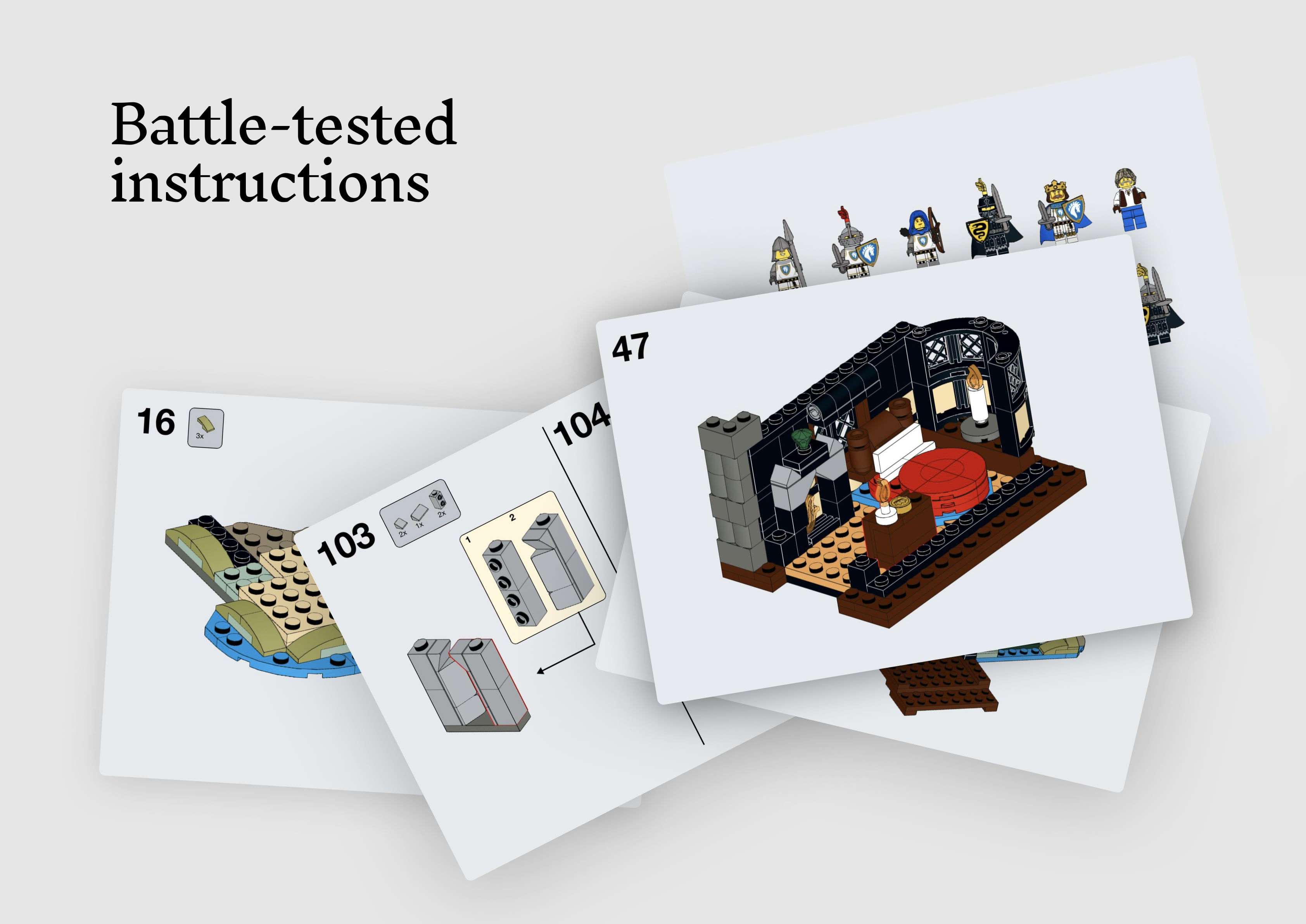 Battle-tested instructions