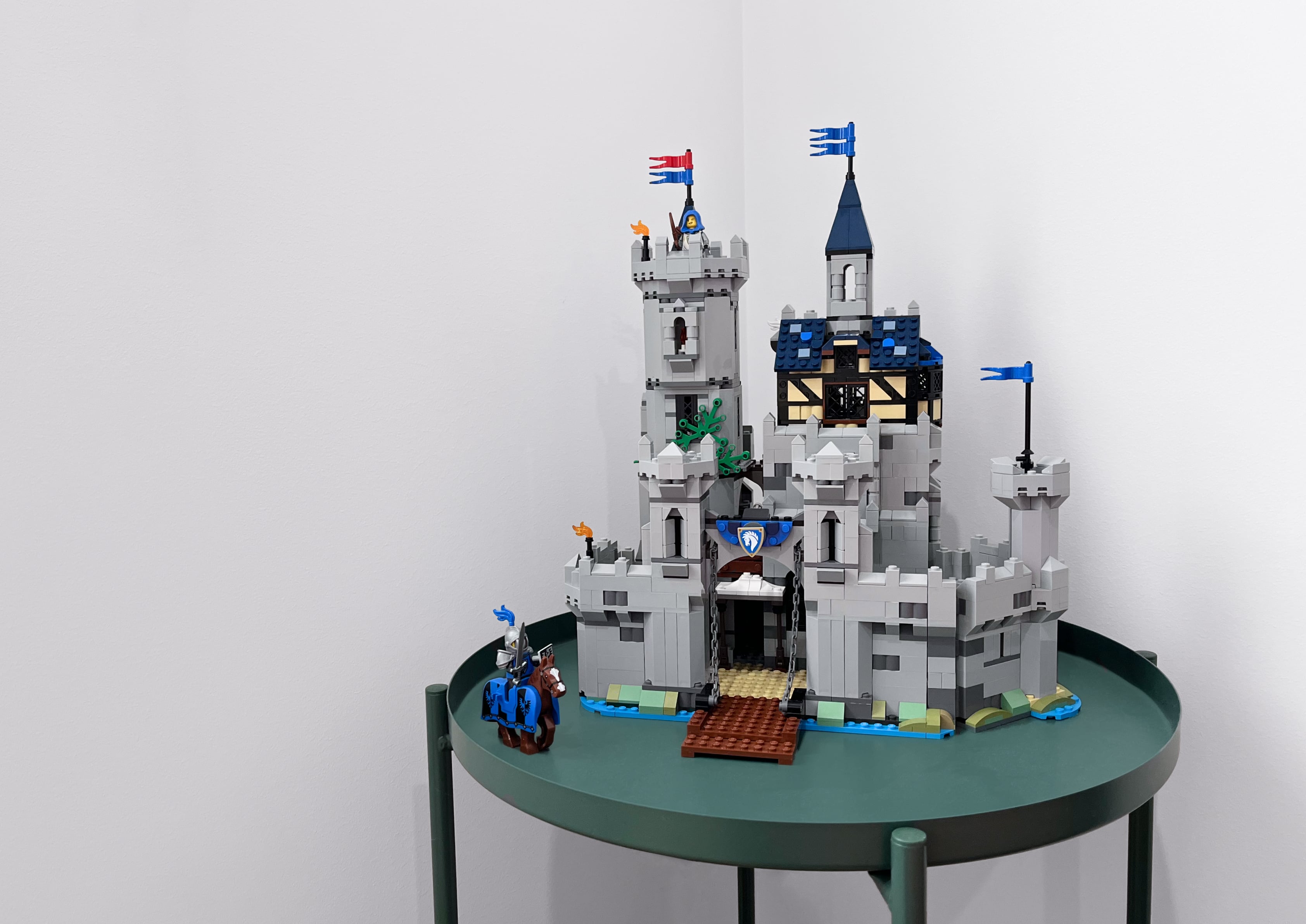 Photograph of completed LEGO model