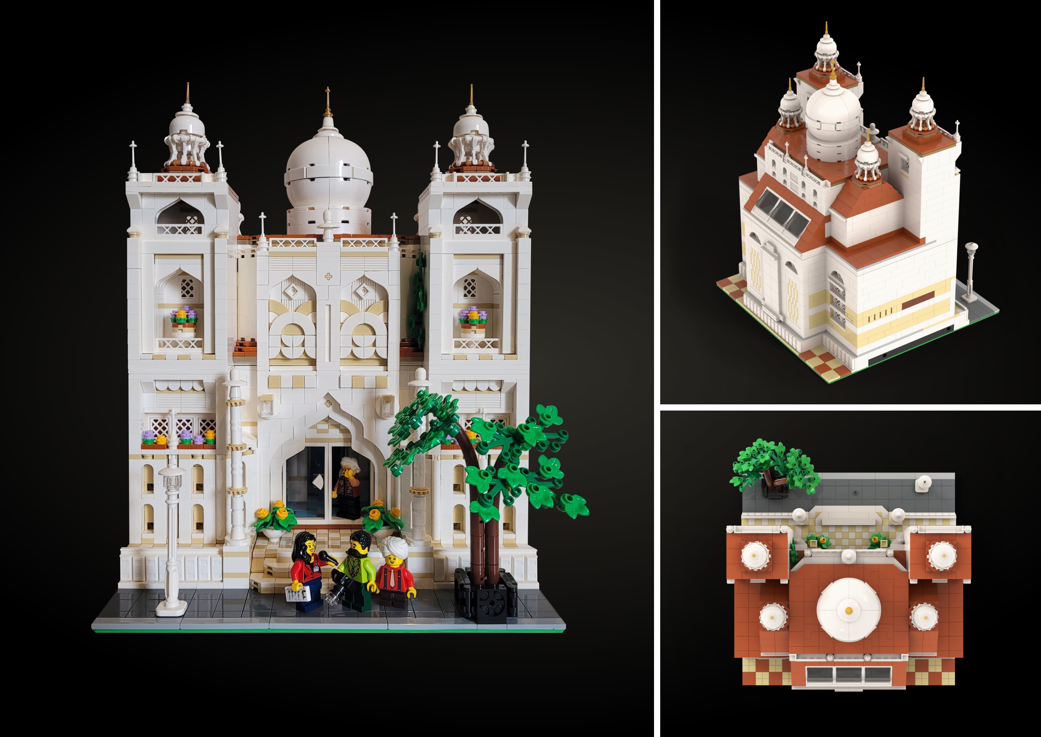 Taj Mahal modular from different angles